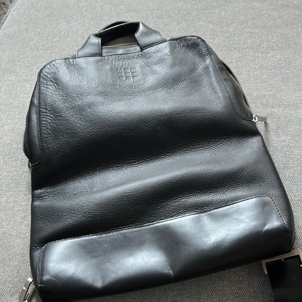 Moleskine leather tote/backpack
